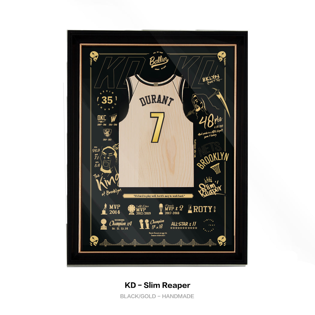 Kevin Durant 7 the Slim Reaper | Art Print
